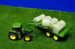 Silage Bales Farm - Set of 4 - Scale 1:32 - Kids Globe V050762