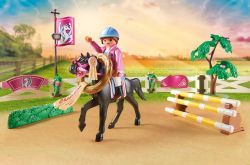 Horse Riding Tournament Jumping Playset & Accessories - 70996 - Playmobil