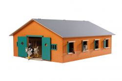 Large Wooden Horse Stable - 7 Stables - Scale 1:24 - Kids Globe V050595