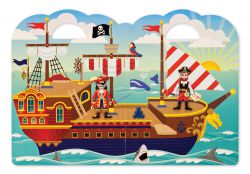 Melissa & Doug Pirate Puffy Sticker Activity Board