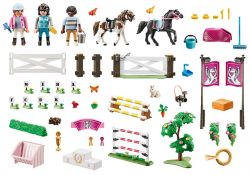 Horse Riding Tournament Jumping Playset & Accessories - 70996 - Playmobil