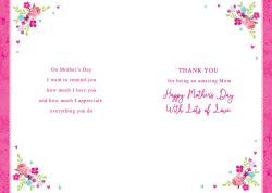 Deluxe Boxed Mother's Day Card - Lovely Mum - 3D - Regal