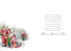 Mother's Day Card - Wonderful Nanna - Wellies - Glitter - Regal