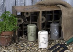 Vintage Style Metal Twine Tin Garden - 3 Colours - 100m Twine