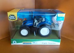 New Holland T5.120 Blue Farm Tractor Scale Model 1:32 - Big Harvest Farm