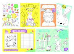 Easter Activity Pack - Stickers Colouring Mask - Eurowrap