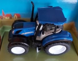 New Holland T5.120 Blue Farm Tractor Scale Model 1:32 - Big Harvest Farm