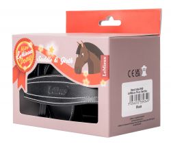 Lemieux Mini Toy Pony - Sam Grey Showjumper Set - Ink Bridle Saddle Bandages Pad Hood