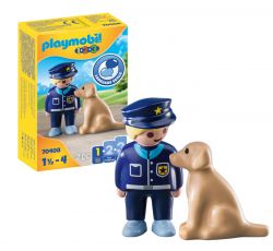 Policeman Figure & Dog Playset - 70408 - Playmobil