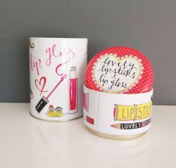 Lovely Lipstick & Lip Gloss Stacking Tin - Rachel Ellen