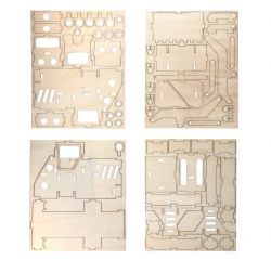 Hydraulic Loader Shovel Build Your Own Model Kit - My World Construct