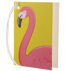 Flamingo & Pineapple Tropical Gift Wrapping Paper 2 Sheets & 2 Tags