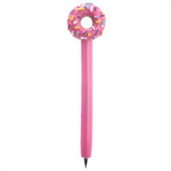 Iced Doughnut Donut Bright Novelty Pen - 4 Colours