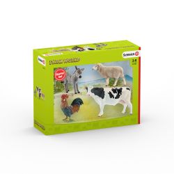 Farm World Starter Set - Animals Cow Sheep - Schleich - 42385