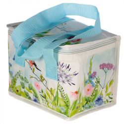 Birds Blue Tit Garden Flowers Picnic Cool Bag Lunch Box