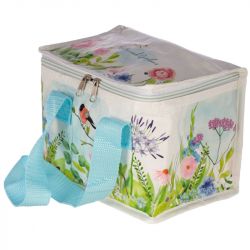 Birds Blue Tit Garden Flowers Picnic Cool Bag Lunch Box