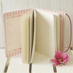 New Mummy Journal Notebook - Flowers Pink - Rufus Rabbit