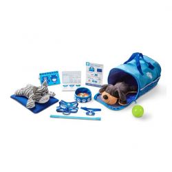 Melissa & Doug Pet Play Travel Play Set Tote & Tour - 15 Pieces