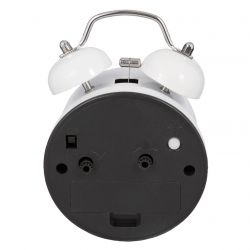 White Metal Alarm Clock - Clayre & Eef 