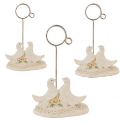 Dove Cardholder Picture Holder Frame Set of 3 - Clayre & Eef