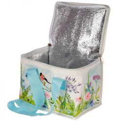 Birds Blue Tit Garden Flowers Picnic Cool Bag Lunch Box