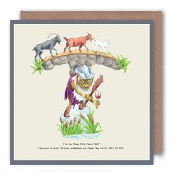 Greetings Birthday Card - Initial Alphabet A-Z - Alphabeti Yeti - 26 Letters