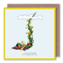 Greetings Birthday Card - Initial Alphabet A-Z - Alphabeti Yeti - 26 Letters