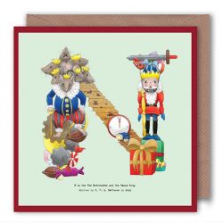Greetings Birthday Card - Initial Alphabet A-Z - Alphabeti Yeti - 26 Letters