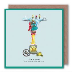 Greetings Birthday Card - Initial Alphabet A-Z - Alphabeti Yeti - 26 Letters