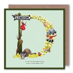 Greetings Birthday Card - Initial Alphabet A-Z - Alphabeti Yeti - 26 Letters