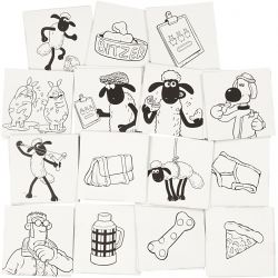 Shaun The Sheep - Memory Game - 30 Pieces - Creative Colour In