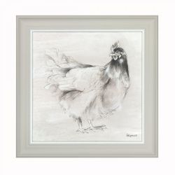 Matilda Chicken Hen - Wall Art Print Framed - Gracie Tapner