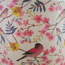 Cherry Blossom Birds Decorative Indoor Plant Pot - 2 Sizes
