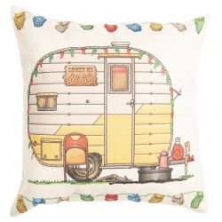 Caravan Owl Cushion Cover 43cm x 43cm - Clayre & Eef