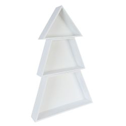 Wooden Tree Shelf - White - Clayre & Eef