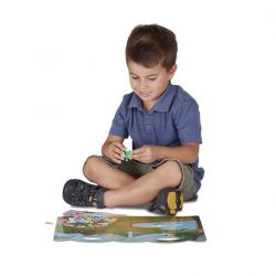 Melissa & Doug Dinosaur Puffy Sticker Activity Board
