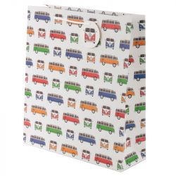 Volkswagen VW T1 Campervan X Large Gift Bag - 40 x 35 x 12cm
