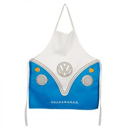 Volkswagen VW T1 Campervan Poly Cotton Apron - Blue