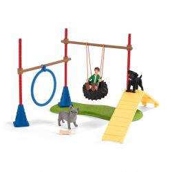 Puppy Dog Agility Training - Farm World - Schleich - 42536