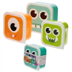 Monstarz Monster Lunch Box Set - Cool Bag & Boxes