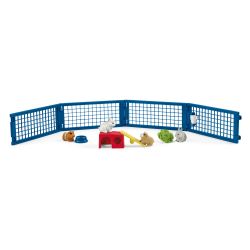 Rabbit & Guinea Pig Hutch - Farm World - Schleich - 42500