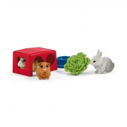 Rabbit & Guinea Pig Hutch - Farm World - Schleich - 42500