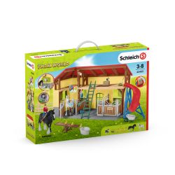 Horse Stable & Animals - Farm World - Schleich - 42485