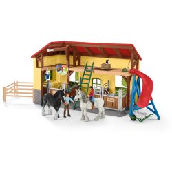 Horse Stable & Animals - Farm World - Schleich - 42485