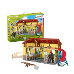 Horse Stable & Animals - Farm World - Schleich - 42485
