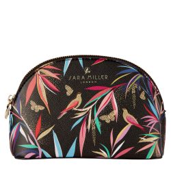 Sara Miller - Cosmetic Small Make Up Bag - London Bamboo Black