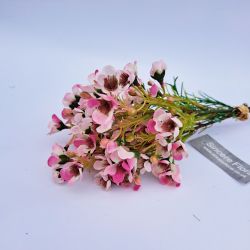 Waxflower Artificial Hand Tied Bunch Flowers - 6 stems - 4 Colours - Sincere