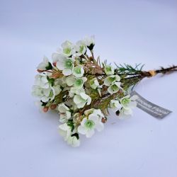 Waxflower Artificial Hand Tied Bunch Flowers - 6 stems - 4 Colours - Sincere
