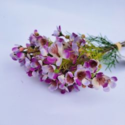 Waxflower Artificial Hand Tied Bunch Flowers - 6 stems - 4 Colours - Sincere