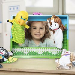 Melissa & Doug Pet Animal Buddies Hand Puppet Set of 6